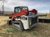 2019 Takeuchi TL12V2C ROPS/FOPS Cab, Heat/AC, Defroster, Rubber Tracks, Back-up Alarm, Front & Rear Working Lights, Auxiliary Hydraulics, Two-Speed Travel, Electronic Monitoring System, Hydraulic Universal Quick Hitch w/80" HD Smooth Dirt Bucket with Bolt-on Edge, 24.0 cu ft. Capacity