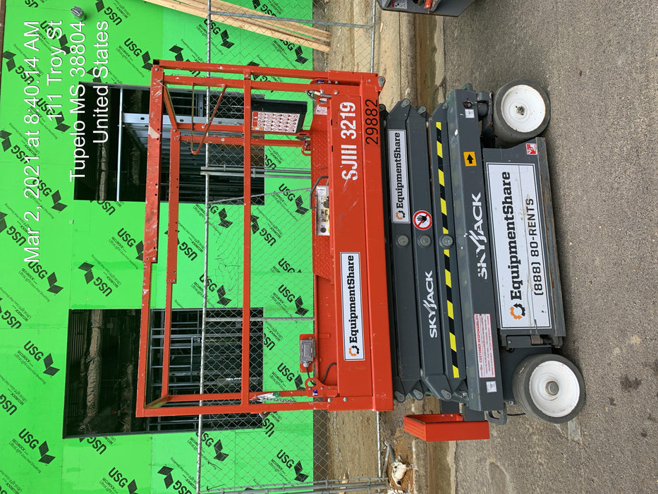 2019 Skyjack SJIII-3219 Standard w/Trojan Batteries