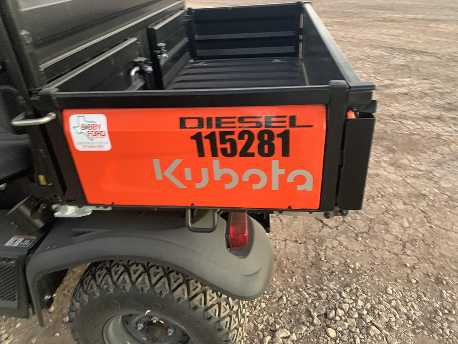 2020 Kubota RTV-X1140W-H Kubota RTVX1140WH 4wd Utility Cart, LED Strobe, Windshield Tempered Glass, Plastic Canopy, Wire Harness Kit, Backup Alarm