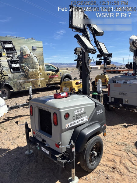 2024 Wacker Neuson LTT4 Diesel, Kohler KDW702, Deep Sea Controller, Auto Start, LED 320W, Bypass Outlet, T3