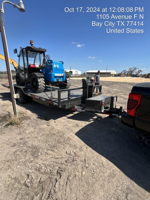 2024 TEXAS PRIDE TRAILERS 21' Lowboy Gravity Tilt Bed 14K Bumper Pull Trailer