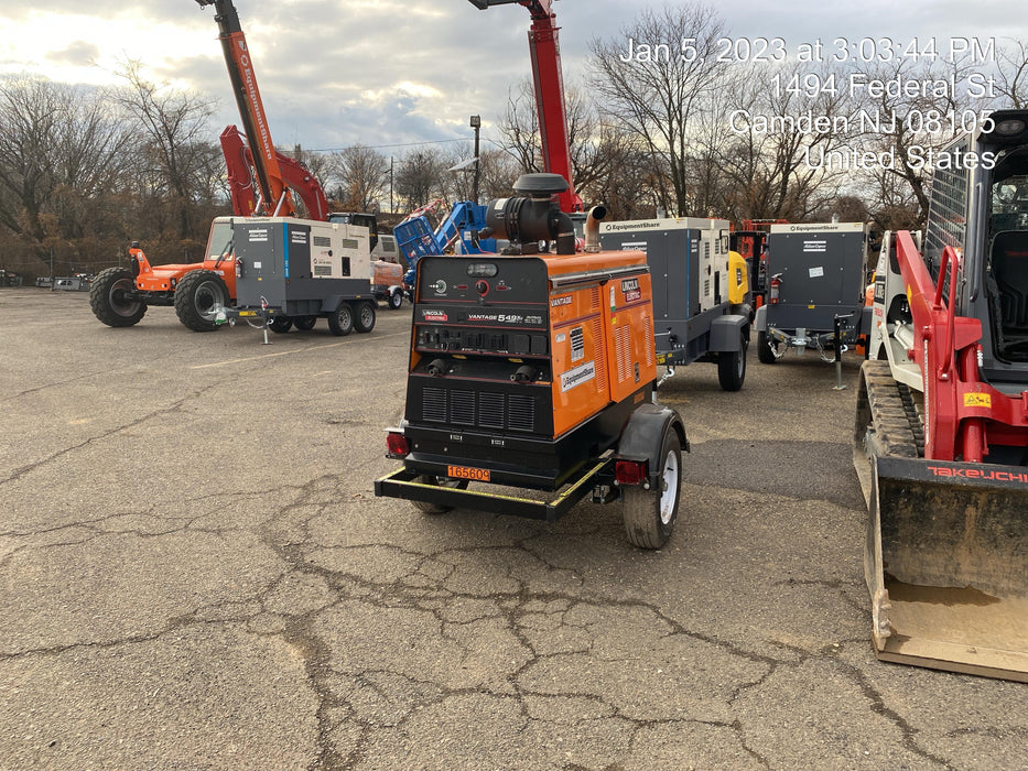 2021 Lincoln Electric Vantage 549X Ready Pak 3, ORANGE (includes trailer, cable rack, fender light kit)