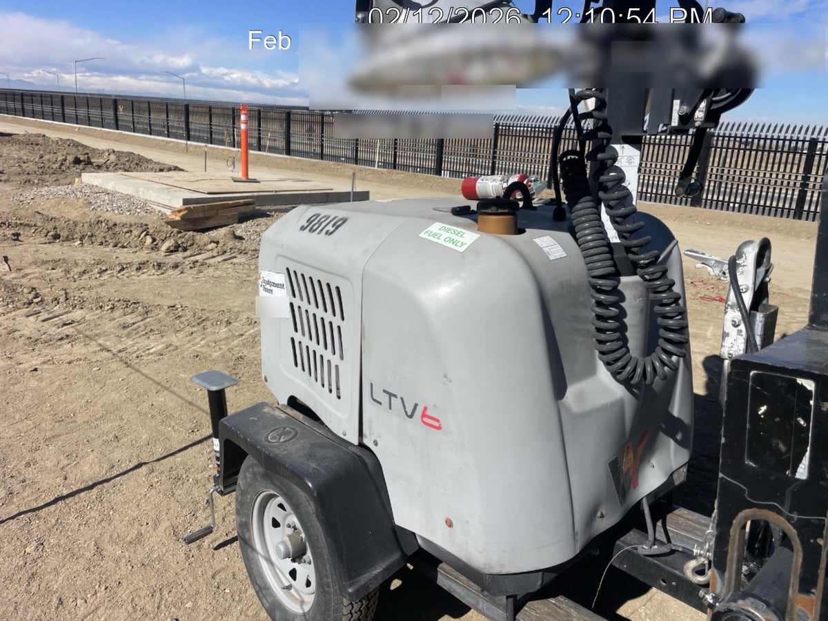 Wacker Neuson LTV6K-MH Wacker Neuson LTV6K Mobile Light Tower w/Fuel Level Sensor Installed