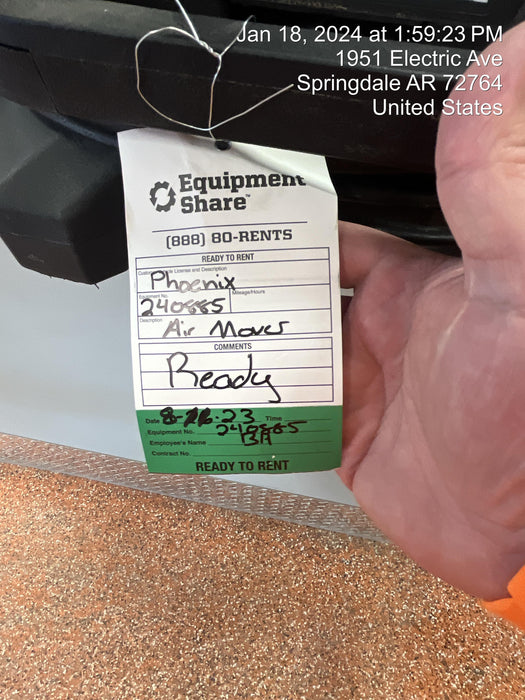 2022 PHOENIX AirMAX Radial Air Mover