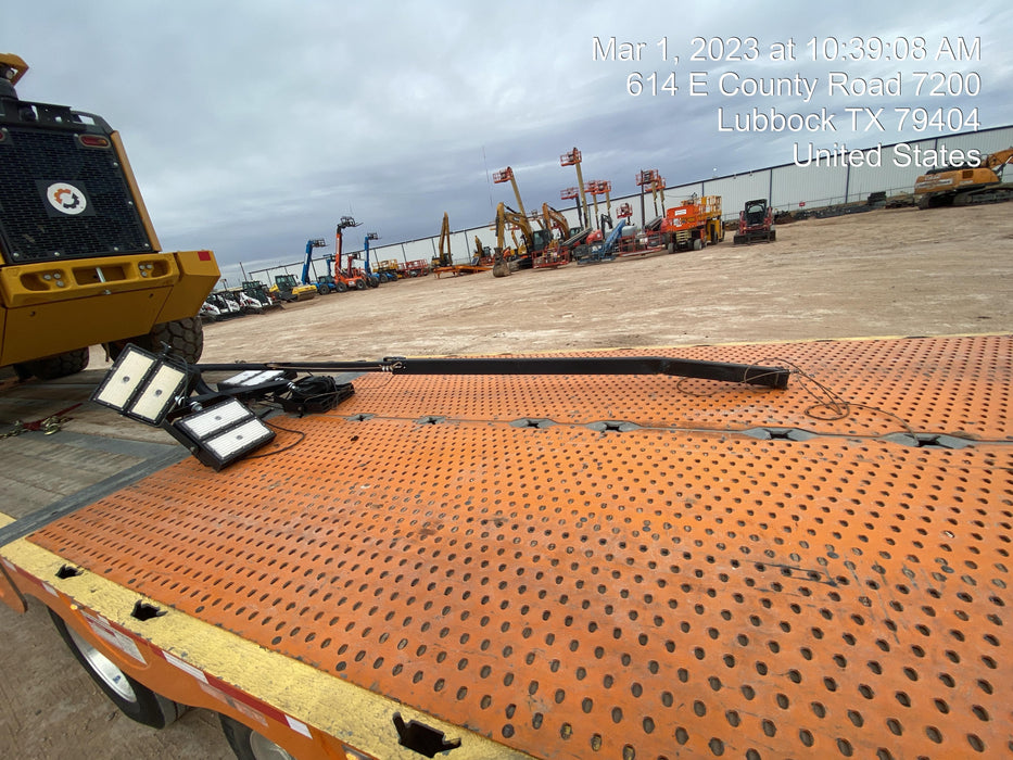 2022 Allmand NLV3GR (4) LED Light Fixture 350W, 23' Vertical Mast, 3kW Prime, Towable, Deep Sea L401, Leveling Jacks, Yanmar T4F 5.8hp