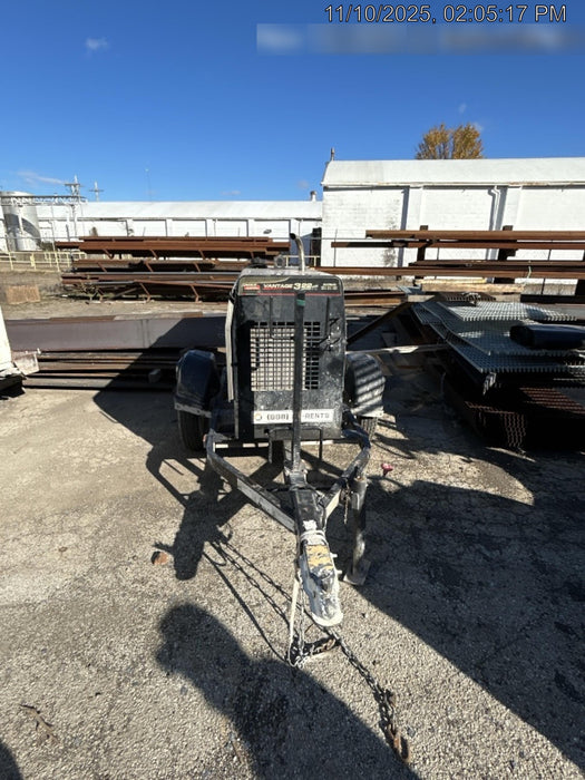 2019 Lincoln Electric Vantage 322 Welder Ready-Pak 3, Two wheel trailer, Fender and Light kit, Cable Rack