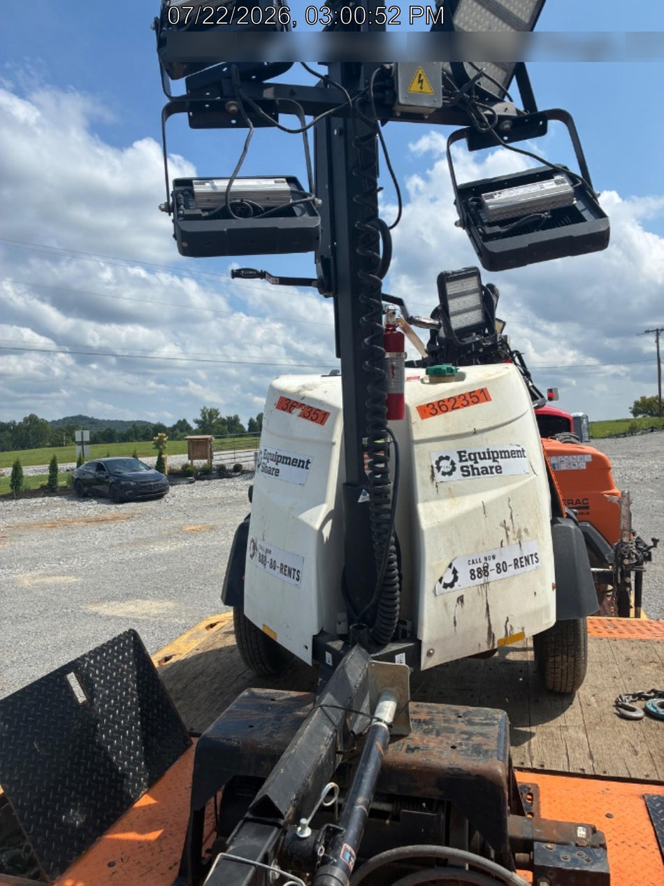 2023 Generac MLT2 Diesel, Flex Switch 120V Input, Powerzone Controller, 
(4) 320W LED Lights, 4kW Generator, 39.9 Gal Fuel Tank, 2" Ball, T3