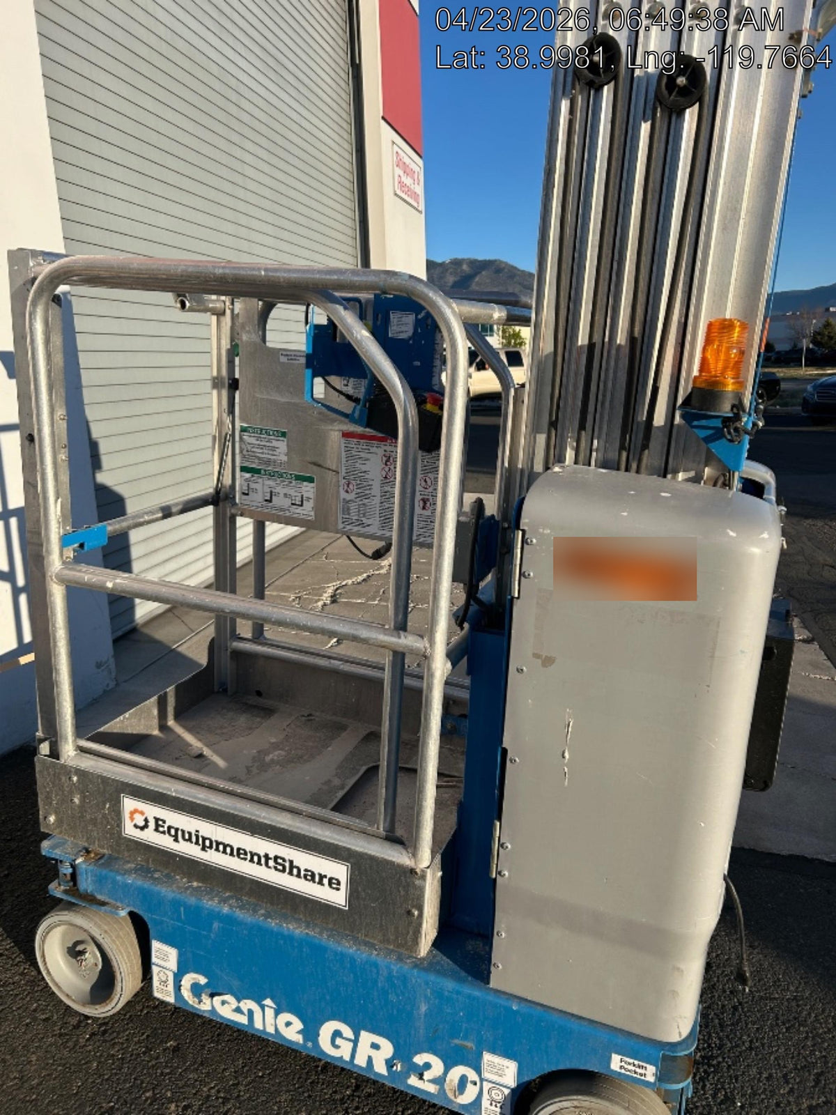 2019 GENIE GR-20