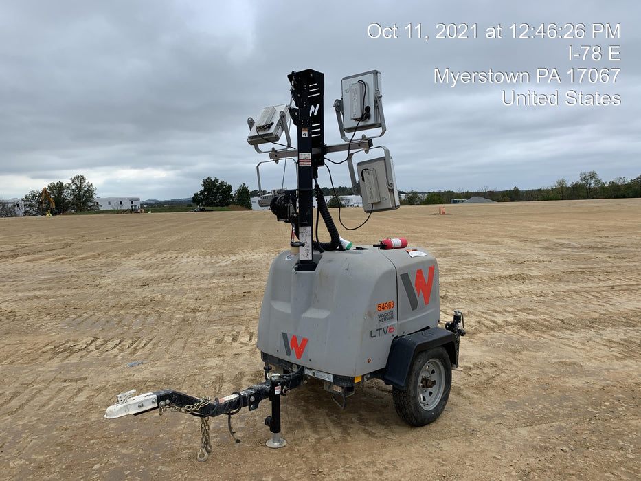 2019 Wacker Neuson LTV6K-LED Standard LED Towable Light Tower w/None