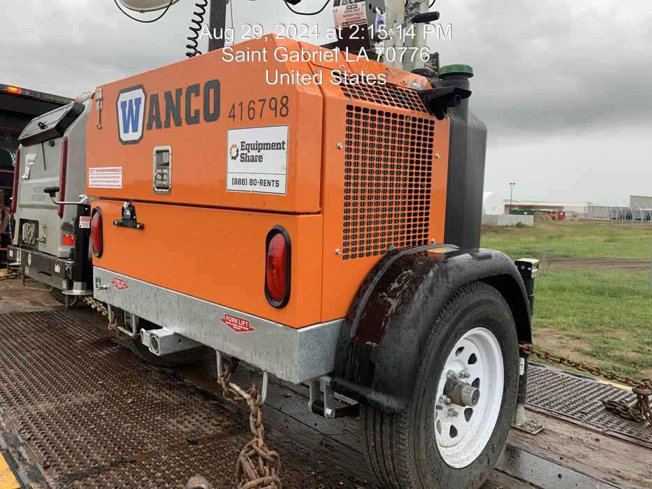 2024 Wanco WLTT-4MM4K Diesel, Deep Sea Controller, Shore Power Plug, Auto Start, (4) 350W LED Floodlights, 4kW Generator, 60 Gal Fuel Tank, 2" Ball, T3