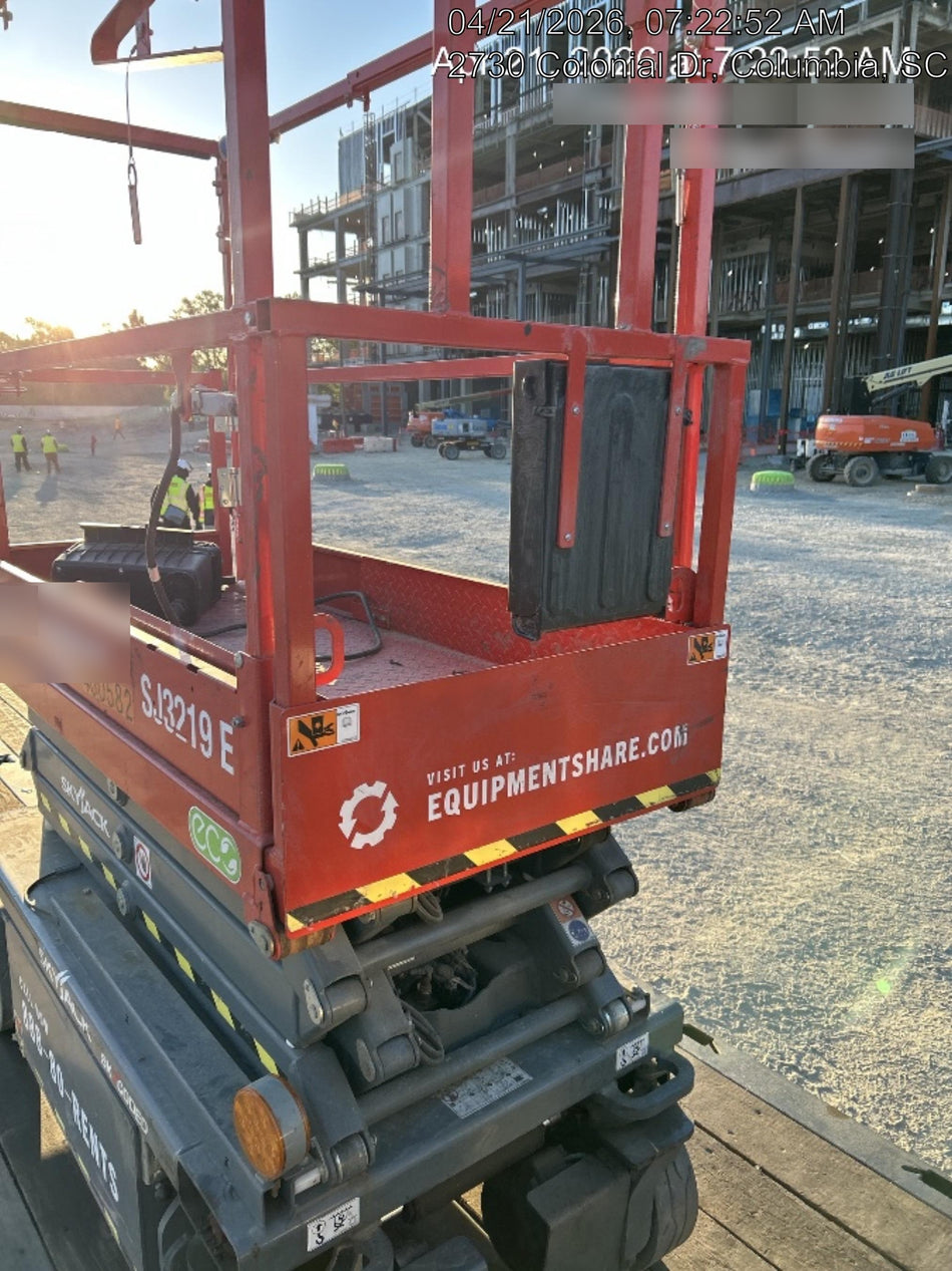 2024 Skyjack SJ3219 Electric Drive, Sld NM Tires, DBcns, RFRails, Power to Platform, T3 + Access Control
