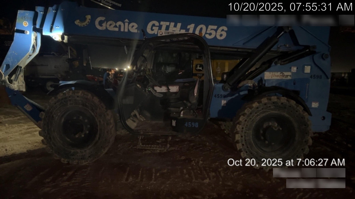 2017 Genie GTH-1056 Genie GTH1056, Solid Tires, 60" carriage, Light Kit, Open ROPS