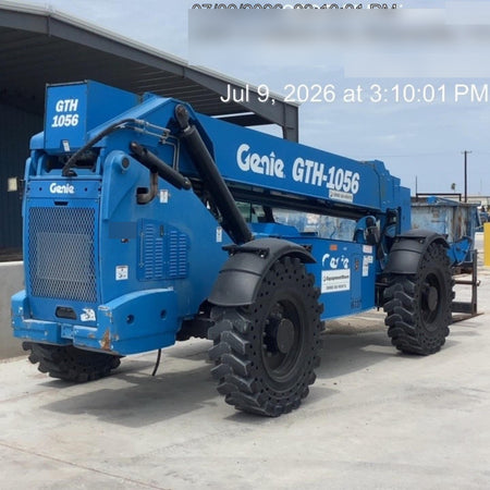 2018 Genie GTH-1056 Genie GTH-1056 w/CAB, Solid Tires, Work Lights, 60" carriage/forks, cab mesh, beacon