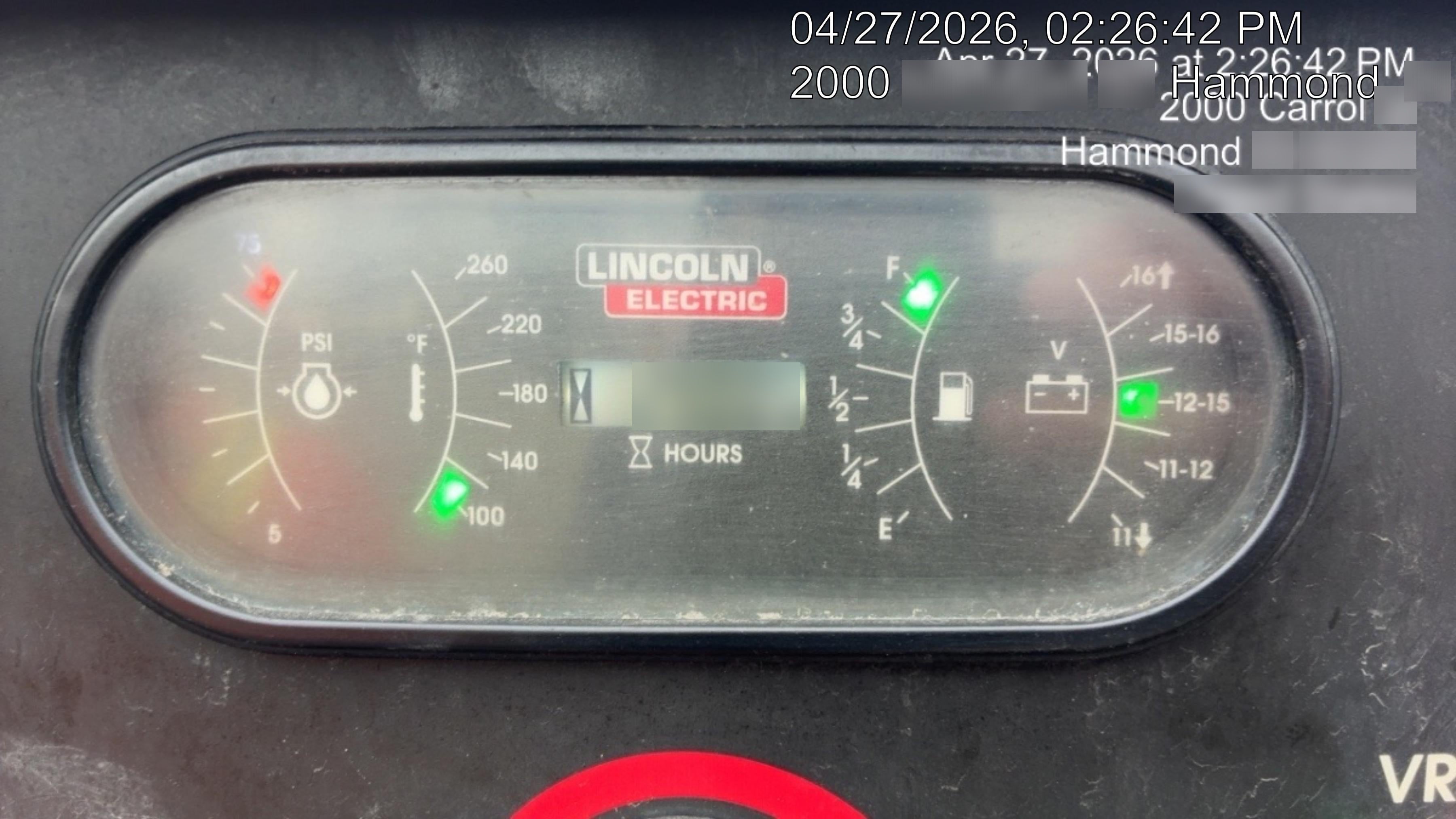 2021 Lincoln Electric Vantage 549X Ready Pak 3, ORANGE (includes trailer, cable rack, fender light kit)