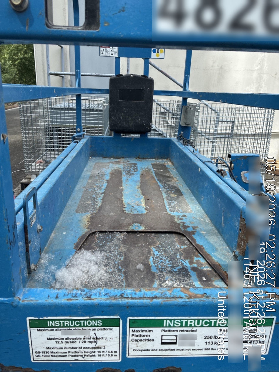2019 Genie GS-1930 Half Height Swing Gate, 800W Inverter