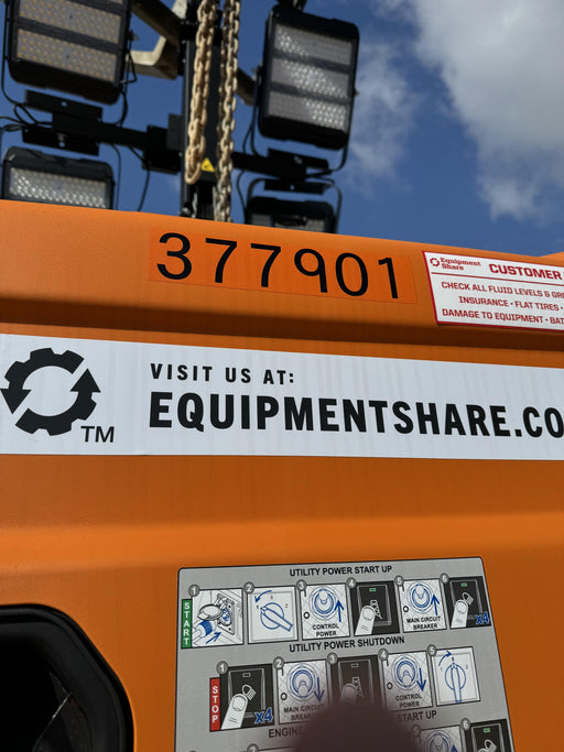 2023 Generac MLT2 Diesel, Flex Switch 120V Input, Powerzone Controller, 
(4) 320W LED Lights, 4kW Generator, 39.9 Gal Fuel Tank, 2" Ball, T3