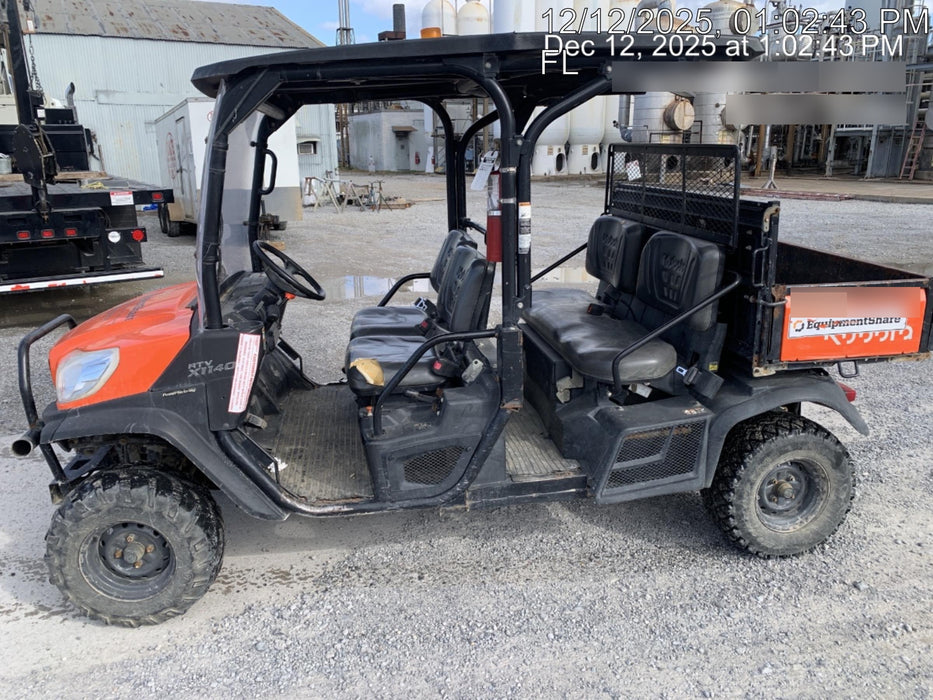 2021 Kubota RTV-X1140W-H Plastic Canopy, Windshield Acrylic Clear, LED Strobe Light, Wire Harness Kit, Back up Alarm