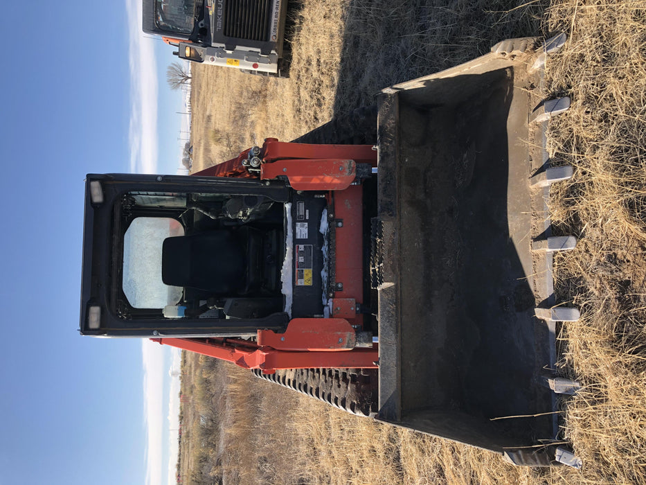2019 Kubota SVL95-2S Cab/Heat/Air, Standard Tracks, Standard Flow, Hydraulic QC 80" HD Tooth Bucket