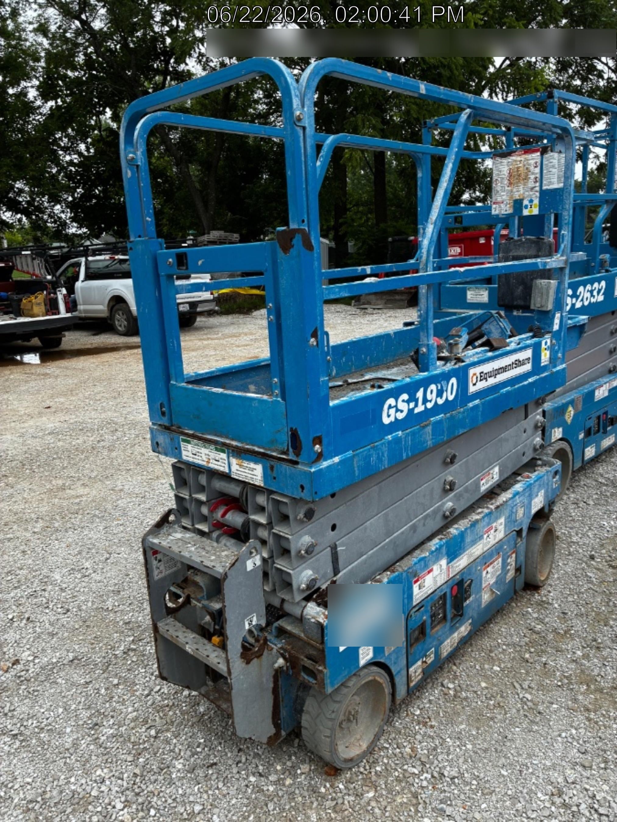 2020 Genie GS-1930 Solid Non Marking Tires, Beacon, Folding rails with half height swing gate