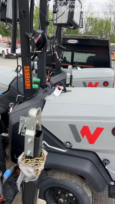 2024 Wacker Neuson LTT4 Diesel, Kohler KDW702, Deep Sea Controller, Auto Start, LED 320W, Bypass Outlet, T3