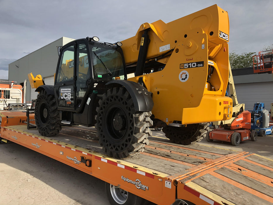 2020 JCB 510-56 Cab/Heat/Air, Solid Tires, Work Lights, Beacon, Aux Hydraulics, Back up Alarm, Lifting Eye, ES Decals