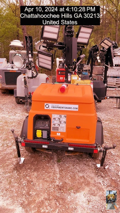 2024 Generac MLT2 Diesel, Flex Switch 120V Input, Powerzone Controller, 
(4) 320W LED Lights, 4kW Generator, 39.9 Gal Fuel Tank, 2" Ball, T3