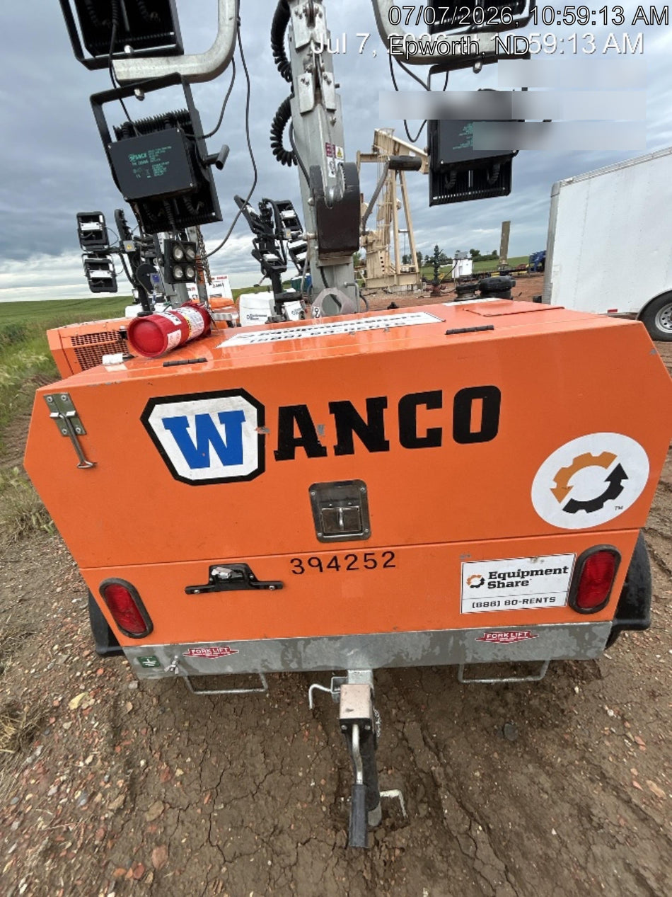 2024 Wanco WLTT-4MM4K Diesel, Deep Sea Controller, Shore Power Plug, Auto Start, (4) 350W LED Floodlights, 4kW Generator, 60 Gal Fuel Tank, 2" Ball, T3