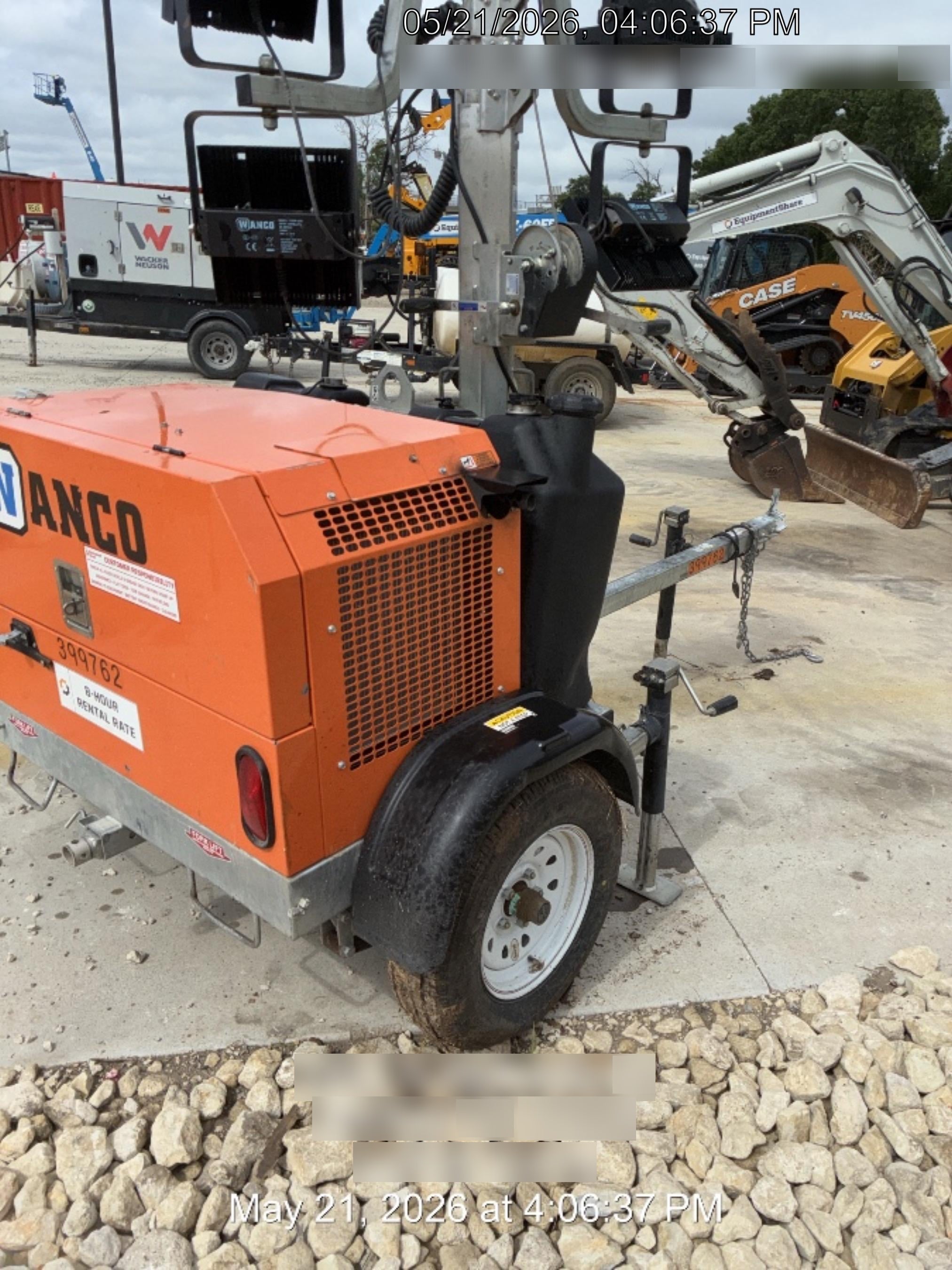 2024 Wanco WLTT-4MM4K Diesel, Deep Sea Controller, Shore Power Plug, Auto Start, (4) 350W LED Floodlights, 4kW Generator, 60 Gal Fuel Tank, 2" Ball, T3