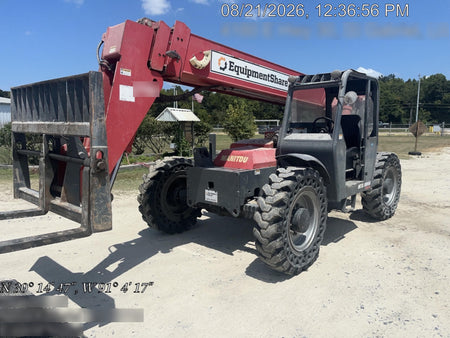 2018 Manitou MTA8044 MTA 8044 - 74 HP T4, Canopy, Worklights/Strobe, Beacon, 66" Carriage, 48" Forks, Solid Tires, Lift Hook, Aux Hydraulics