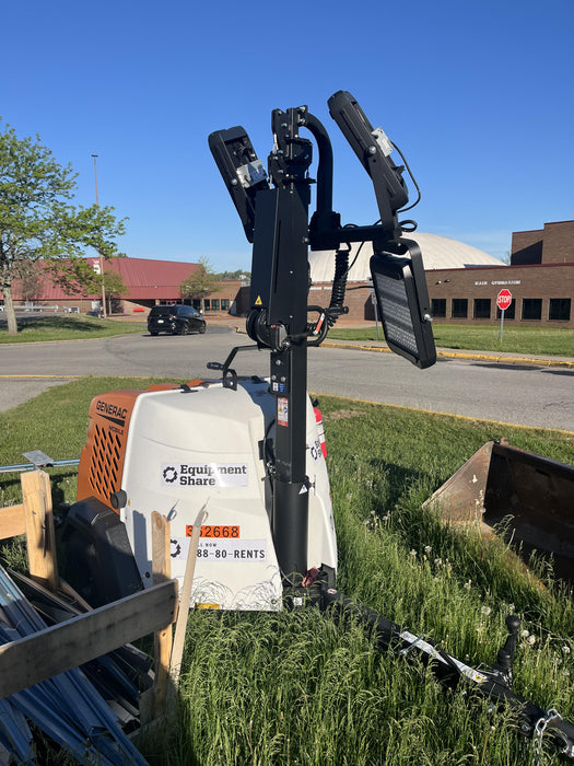 2023 Generac MLT2 Diesel, Flex Switch 120V Input, Powerzone Controller, 
(4) 320W LED Lights, 4kW Generator, 39.9 Gal Fuel Tank, 2" Ball, T3