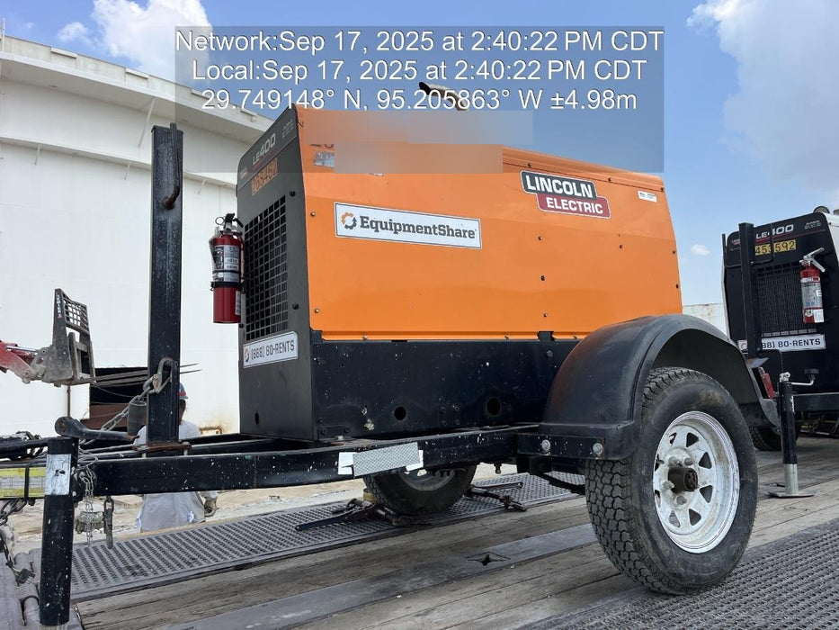 2022 Lincoln Electric LE400 Kubota V1505, Trlr, Cable Rack, Light Kit, ES Decals, T3