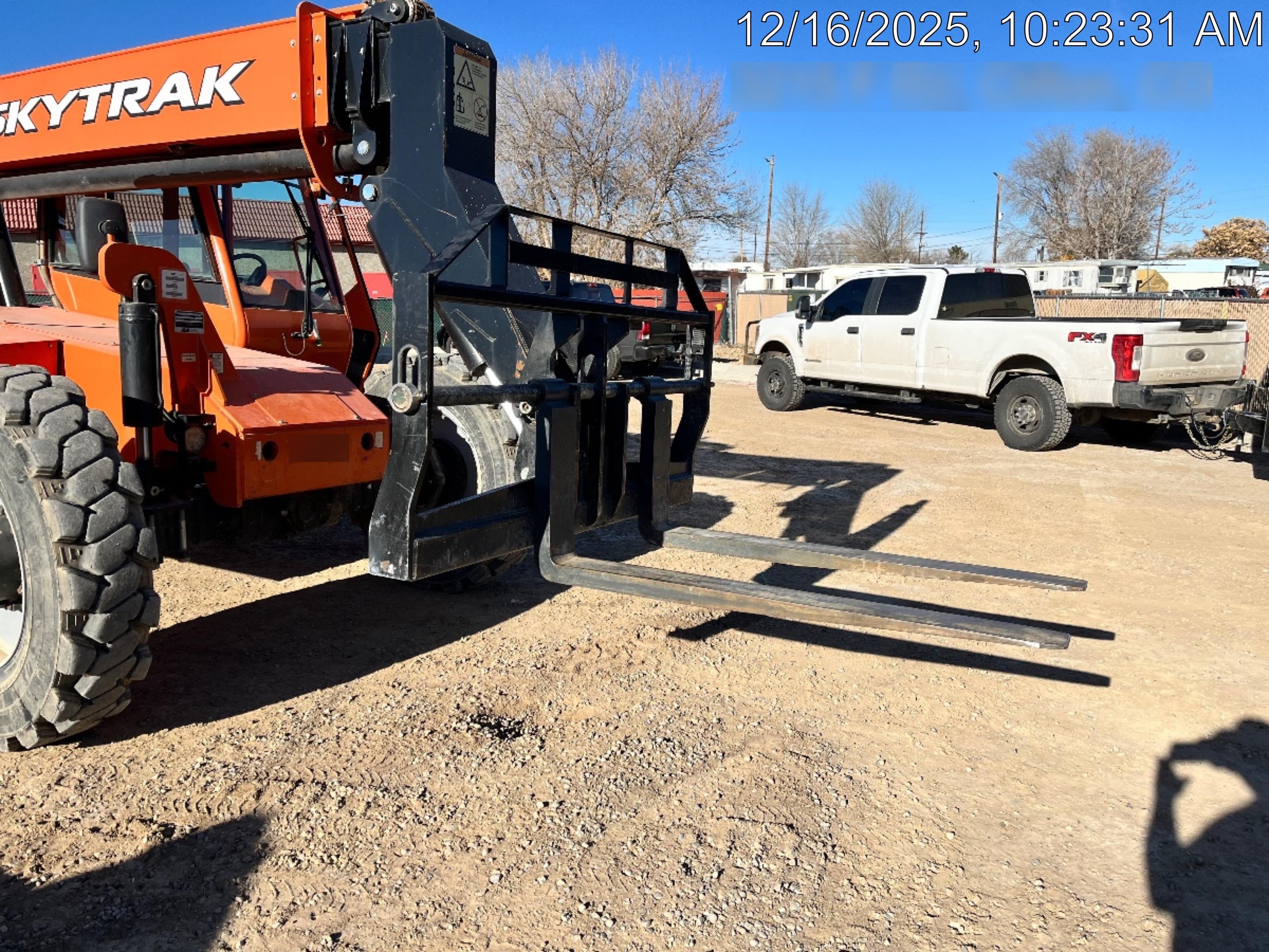 2019 Skytrak 6036 Cab/Heat/Air, Solid Tires, LED Work Lights, Beacon w/50" Carriage, 48" Pallet Forks
