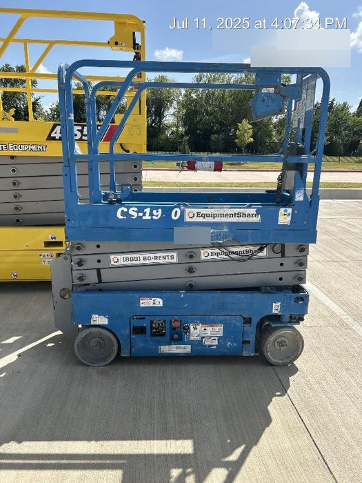 2019 Genie GS-1930 Fixed Rails with Chain Entry