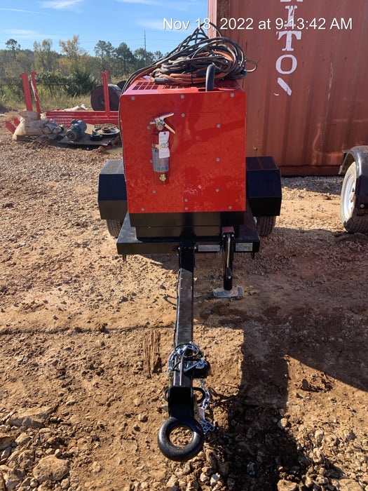 2022 Shindaiwa DGW400MDL Kubota D902 Engine, 23 HP, Dual Op Welder, Wire, Arc, Droop Stick, Tig, and CC Stick Functionality, Simulphase, 3 Phase and 1 Phase Gen Output, Single Axle NB Trlr, Slr Trckl Chrg 12V 12W, Fire Ext