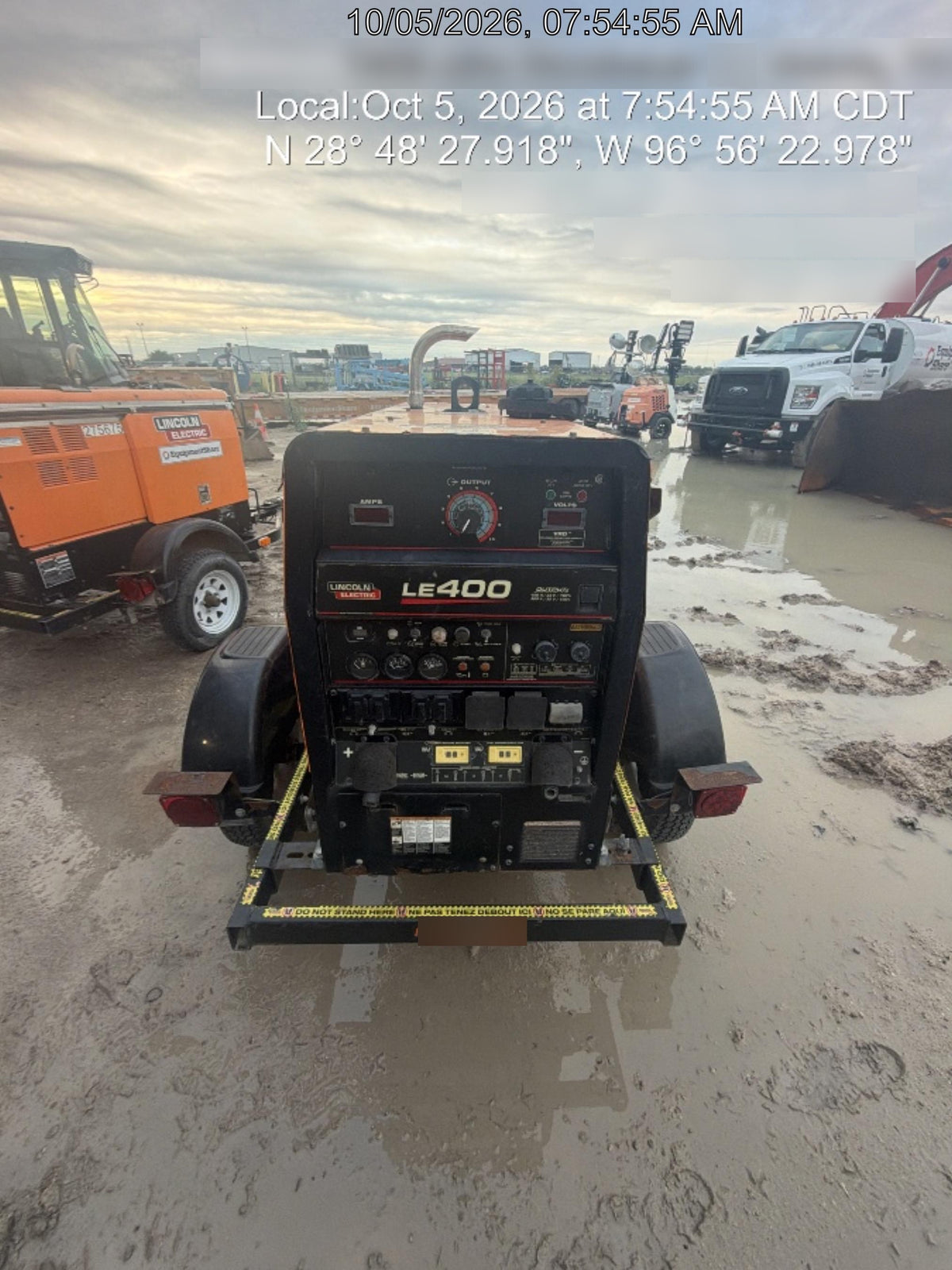 2022 Lincoln Electric LE400 Kubota V1505, Trlr, Cable Rack, Light Kit, ES Decals, T3