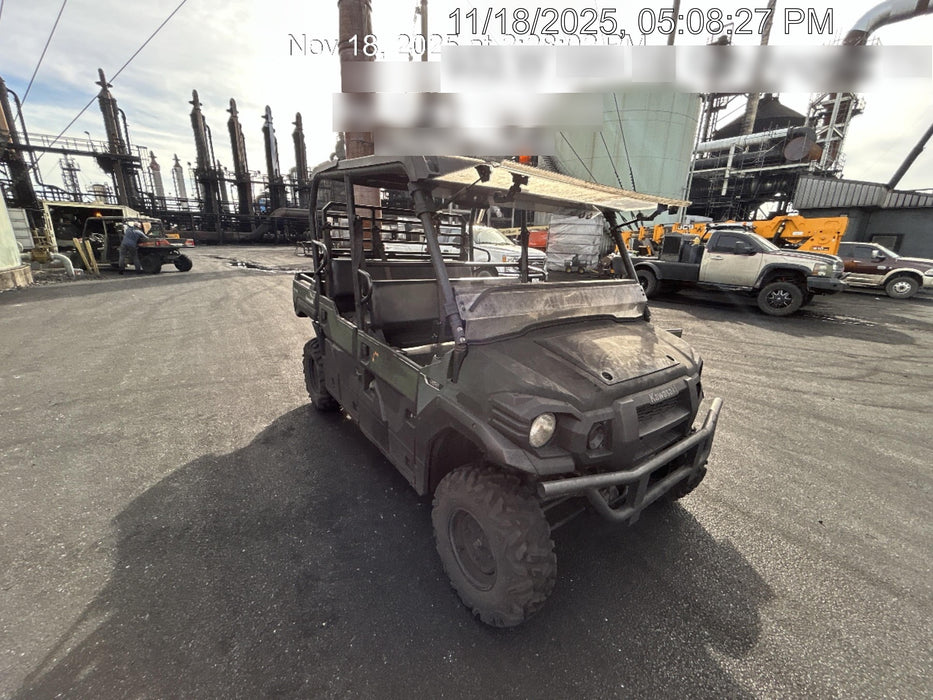 2019 Kawasaki Mule PRO-DXT Standard Options, Backup Alarm, Beacon, Plastic Hard Top, Poly Windshield, Horn Kit