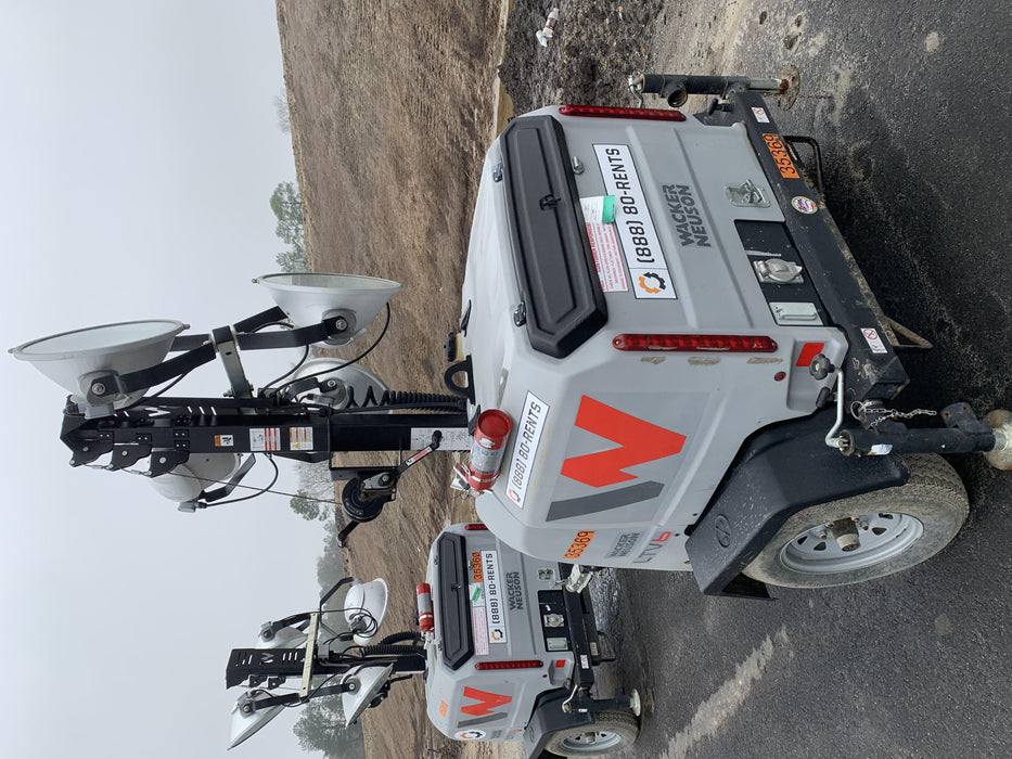 2019 Wacker Neuson LTV6L-MH Wacker Neuson LTV6L Mobile Light Tower w/Fuel Level Sensor Installed