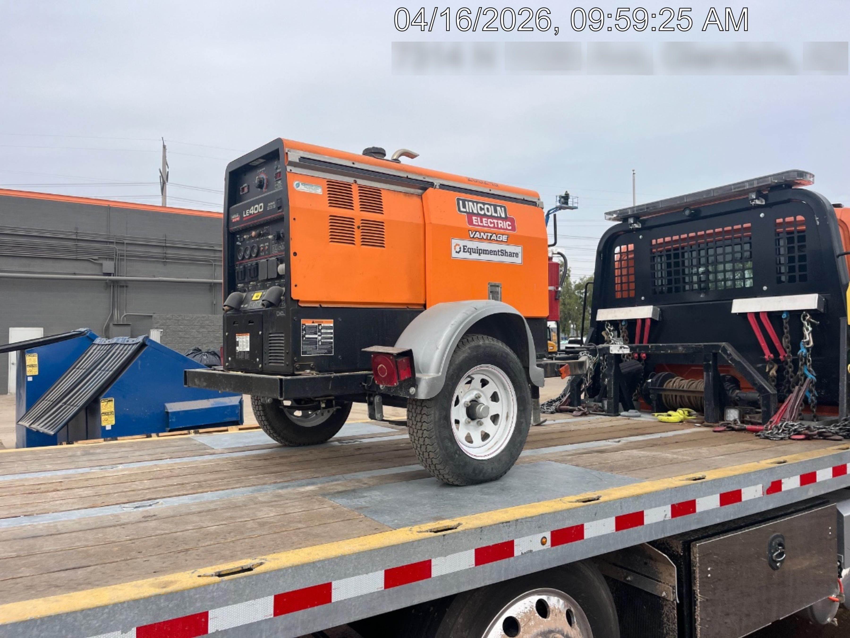 2021 Lincoln Electric Vantage 322 Vantage 322 Ready Pak 3 w/ Decals, ORANGE (includes trailer, cable rack, fender light kit) NO Telematics