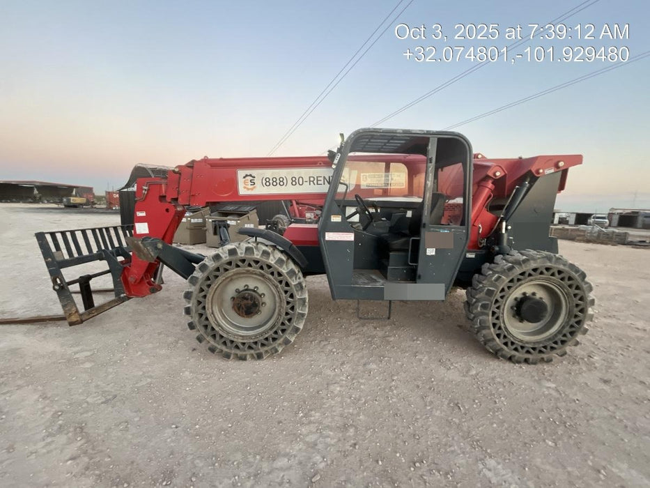 2018 Manitou MTA10055 Manitou MTA10055 - Canopy, Worklights, Beacon, 66" Carriage, 60" Forks, Solid Tires, Aux Hydraulics