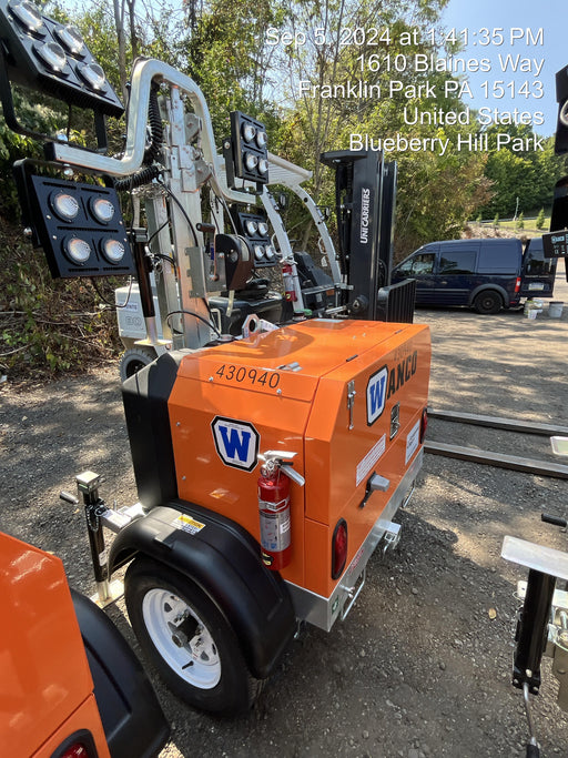 2024 Wanco WLTT-4MM4K Diesel, Deep Sea Controller, Shore Power Plug, Auto Start, (4) 350W LED Floodlights, 4kW Generator, 60 Gal Fuel Tank, 2" Ball, T3