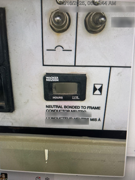 2019 Wacker Neuson LTV6L-MH Wacker Neuson LTV6L Mobile Light Tower w/Fuel Level Sensor Installed