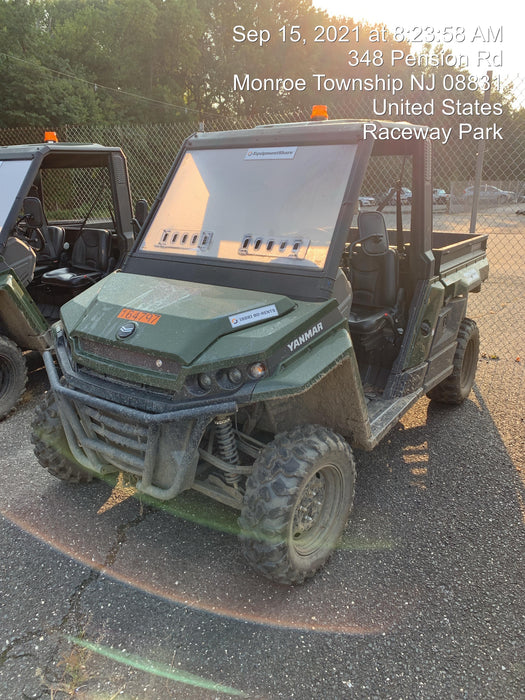 2021 Yanmar YU1000 Canopy, Steel Wheel, Poly WindShield, Beacon, Backup Alarm