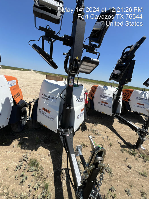 2024 Generac MLT2 Diesel, Flex Switch 120V Input, Powerzone Controller, 
(4) 320W LED Lights, 4kW Generator, 39.9 Gal Fuel Tank, 2" Ball, T3