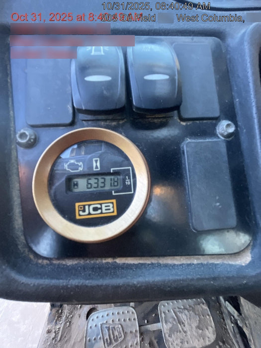 2018 JCB 510-56 JCB 510-56 Telehandler 74 HP w/CAB/HVAC, Beacon, Worklights, Aux Hydraulics, Solid Tires, 60" Carriage/Forks