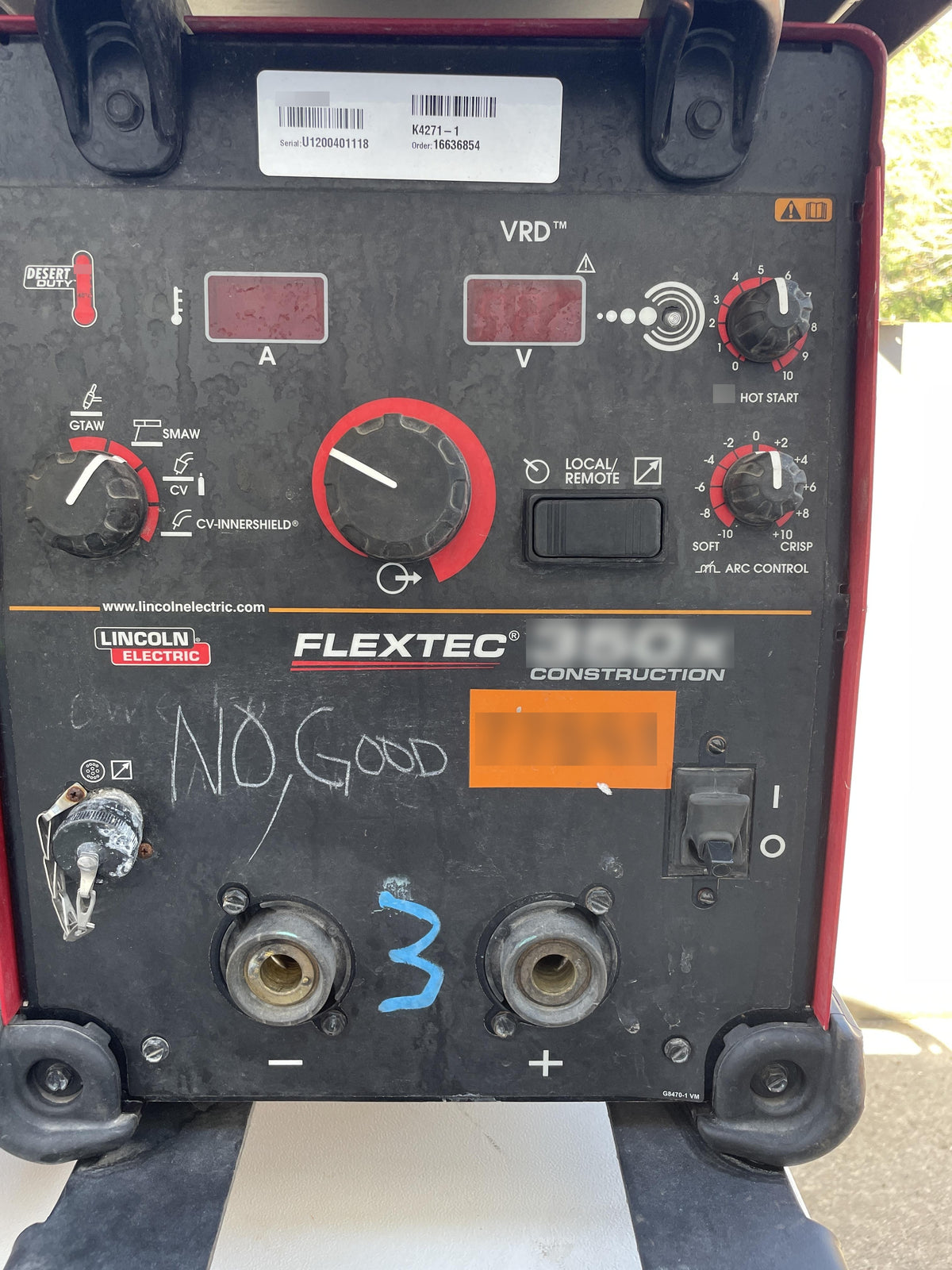 2020 LINCOLN ELECTRIC FLEXTEC 350X