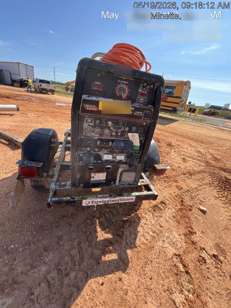 2019 Lincoln Electric Vantage 322 Welder Ready-Pak 3, Two wheel trailer, Fender and Light kit, Cable Rack
