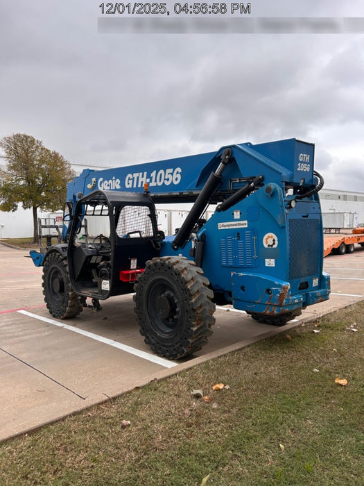 2018 Genie GTH-1056 Genie GTH-1056 w/ROPS, Work Lights, Solid Tires, RH Cab Mesh, Beacon, 60" Carriage and Forks