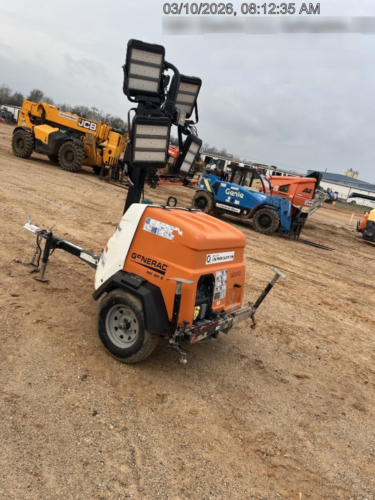 2023 Generac MLT2 Diesel, Flex Switch 120V Input, Powerzone Controller, (4) 320W LED Lights, 4kW Generator, 39.9 Gal Fuel Tank, 2" Ball, T3