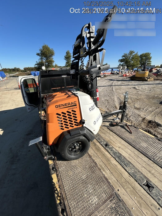 2023 Generac MLT2 Diesel, Flex Switch 120V Input, Powerzone Controller, 
(4) 320W LED Lights, 4kW Generator, 39.9 Gal Fuel Tank, 2" Ball, T3