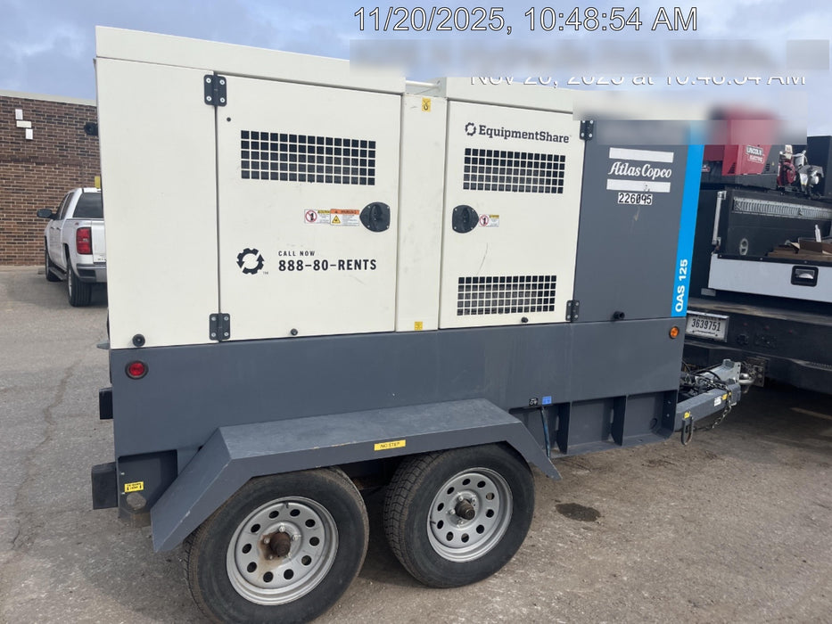2022 ATLAS COPCO QAS 125